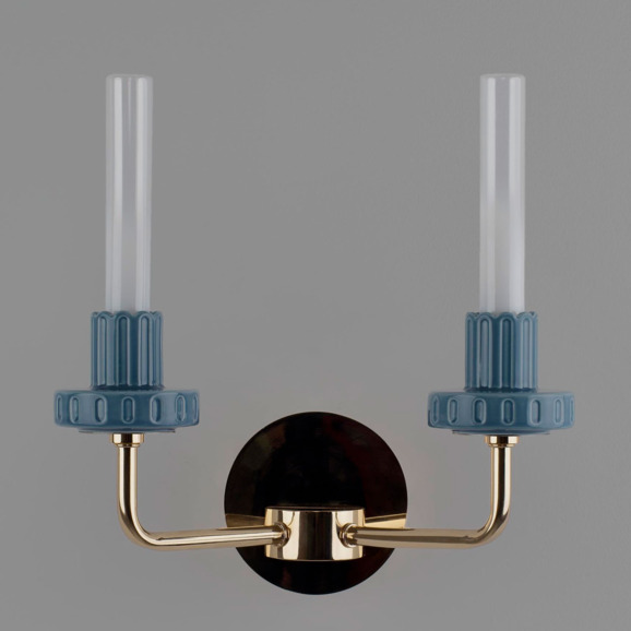 Бра светодиодное Луч 2 Ательери, синий - фото 5