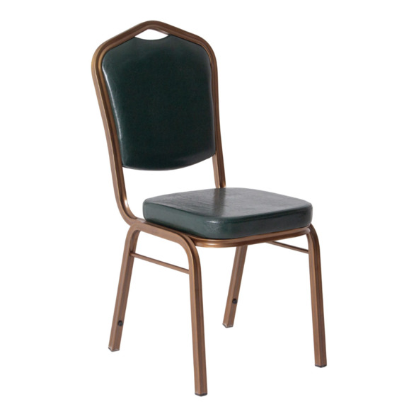 Стул Хит 25, кожзам Molero 405, каркас бронза - фото 1