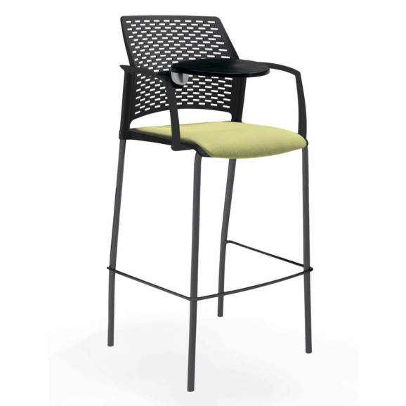 Стул Ревайнд барный с мягким сиденьем и пюпитром, черный Стул Ревайнд барный с мягким сиденьем и пюпитром, черный - фото 5