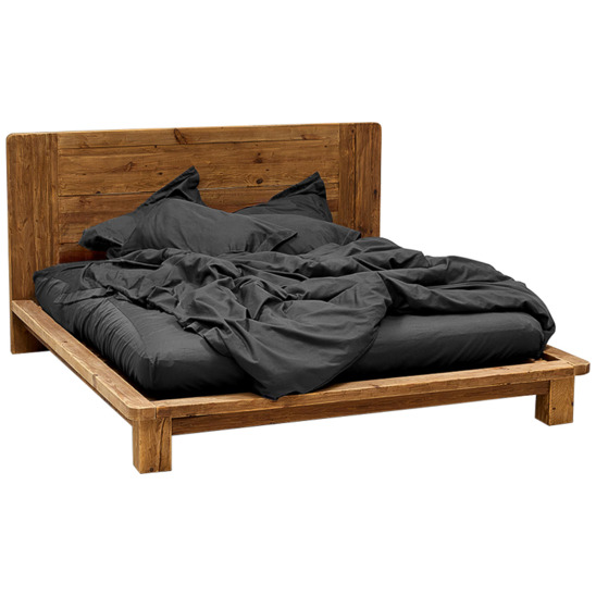 Кровать в стиле лофт из массива сосны Кремс - фото 1