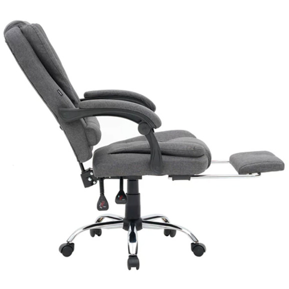 Кресло офисное с функцией вибромассажа Datum, серый - фото 9