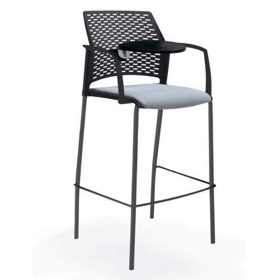 Стул Ревайнд барный с мягким сиденьем и пюпитром, черный Стул Ревайнд барный с мягким сиденьем и пюпитром, черный - фото 3