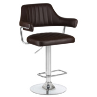 Настоящее фото товара Барный стул КРАКОВ, экокожа коричневая, произведённого компанией ChiedoCover