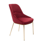 Фотография товара Кресло Etna винное, основание золото от компании ChiedoCover.