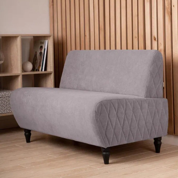 Диван Лотик, велюр, серо-бежевый Диван Лотик, велюр, серо-бежевый - фото 5