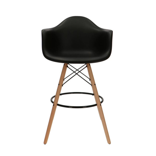  Кресло Eames DAW Барное Черное - фото 2