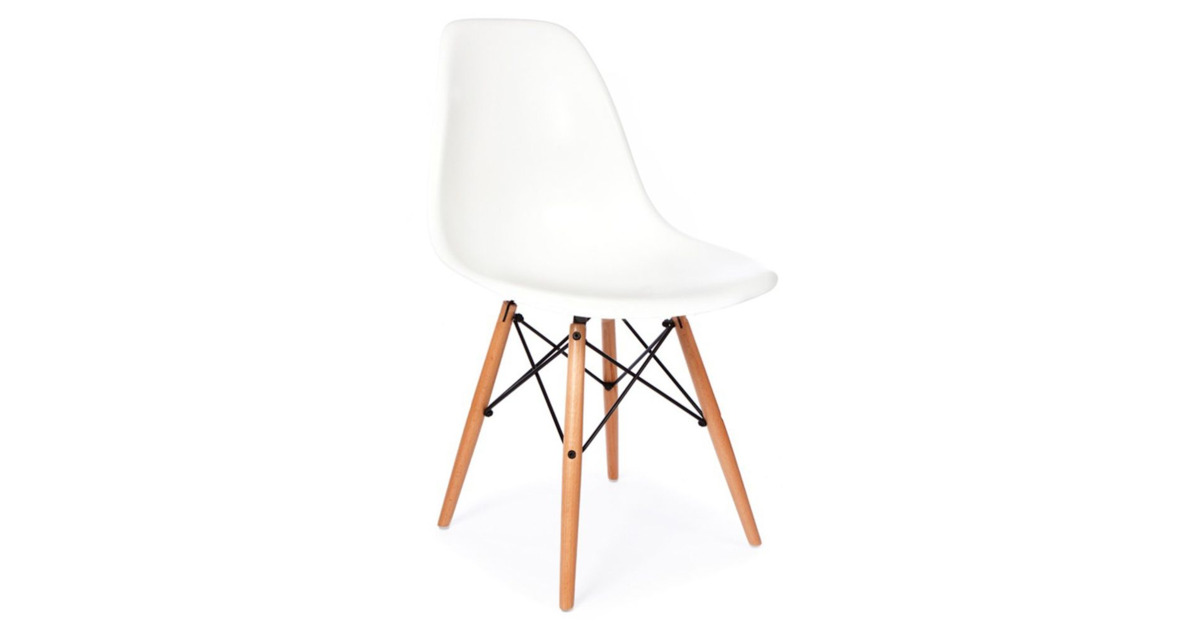 Стул для столовых eames белый