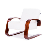 Настоящее фото товара Кресло Рица, белое, произведённого компанией ChiedoCover