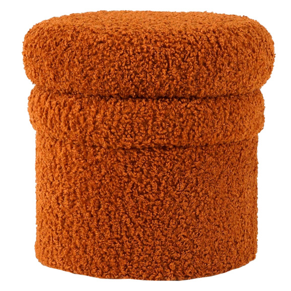 Пуф Pancakes high, терракотовый - фото 1