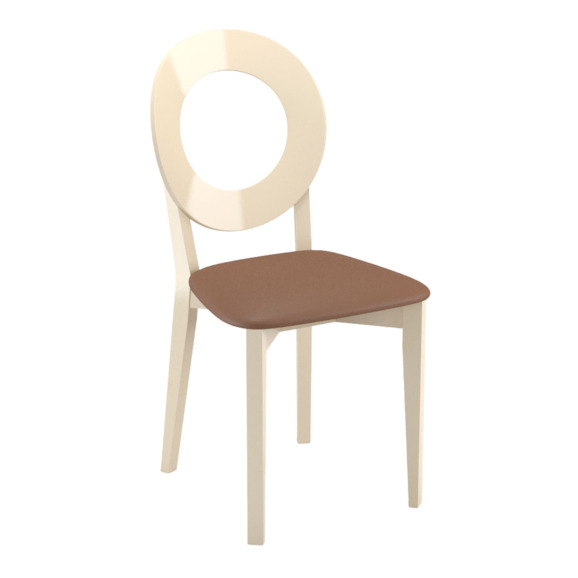 Стул Луна, капучино, коричневый Стул Луна, капучино, коричневый - фото 1