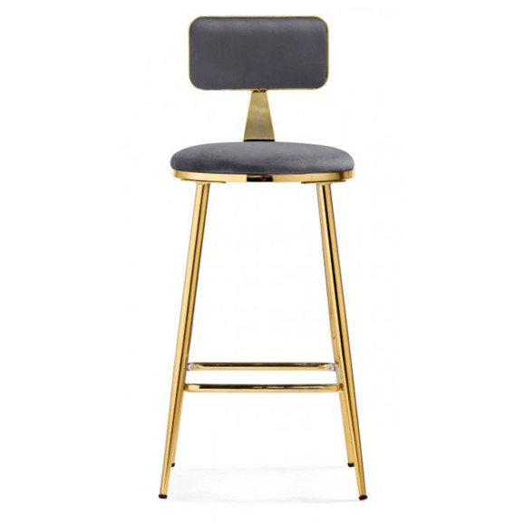 Стул Persi dark gray / gold - фото 2