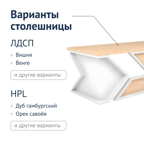Стол офисный Лофт - фото 5