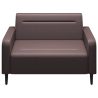 Фотография товара Диван Папилла, экокожа, 132 см, коричневый от компании ChiedoCover.
