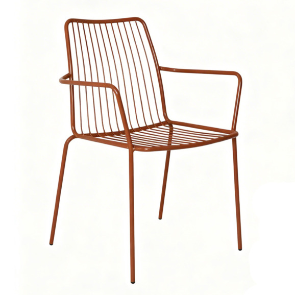 Стул Лион с подлокотниками, медно-коричневый - фото 1