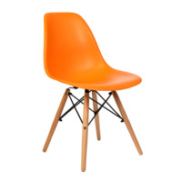 Настоящее фото товара Стул Eames оранжевый, произведённого компанией ChiedoCover
