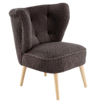 Настоящее фото товара Кресло Reality, темно-коричневый, произведённого компанией ChiedoCover