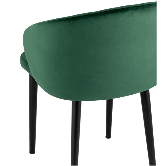 Стул с подлокотниками Шон, велюр зеленый Стул с подлокотниками Шон, велюр зеленый - фото 6