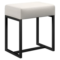 Настоящее фото товара Пуф Номик, экокожа, белый, произведённого компанией ChiedoCover