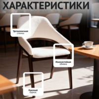 Фотография товара Стул Монти, шенилл Медисон 02, венге от компании ChiedoCover.