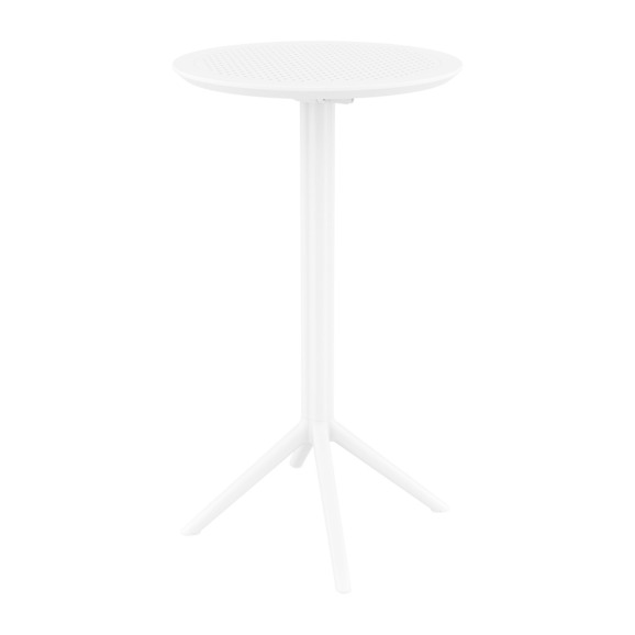 Стол барный складной Sky Folding Bar Table 600, белый - фото 1