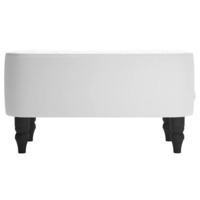 Фотография Банкетка Лотик, экокожа, белый Фотография товара Банкетка Лотик, экокожа, белый от компании ChiedoCover.