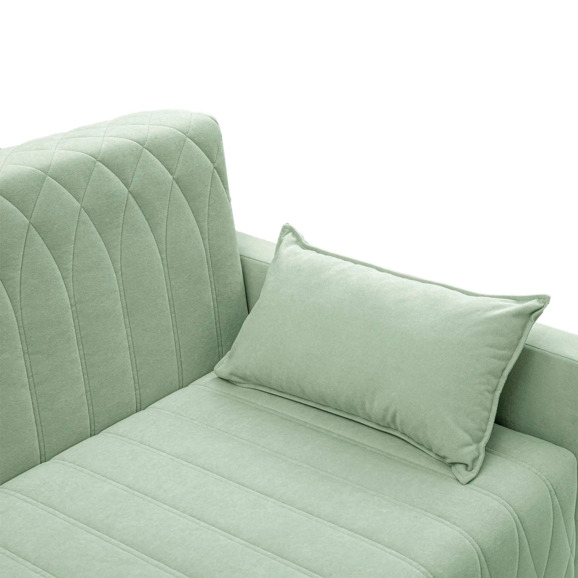 Диван-кровать Митчел Лео 122, светло-зеленый - фото 4