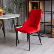 Фотография в интерьере товара Стул Аэр, велюр Evita 29, металл 40*20 RAL 9005 от компании ChiedoCover.