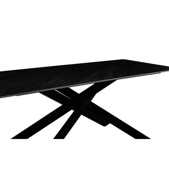 Стол обеденный Austrilia Sand Black 200*80*76, керамика , металл, черный - фото 5