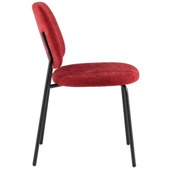 Стул обеденный Patrys, бордовый, шенилл - фото 3