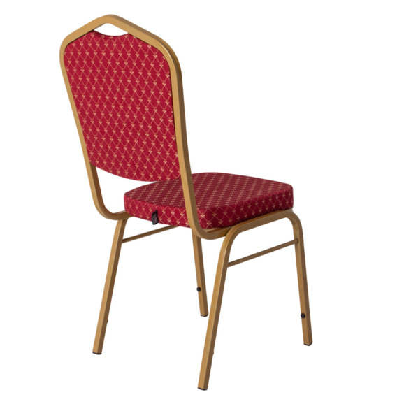 Стул Хит 20, жаккард Виолетта Бордо 703/2, каркас золото - фото 7