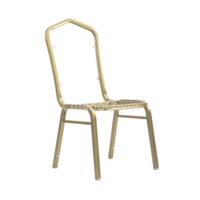 Настоящее фото товара Каркас стула стальной, золотой, произведённого компанией ChiedoCover