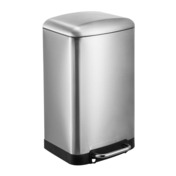 Фотография товара Урна для мусора 12 литров, с педалью, сталь матовая от компании ChiedoCover.