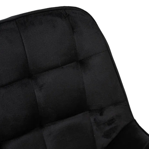 Стул Мускус, пирамида, велюр, черный, серебряный - фото 5