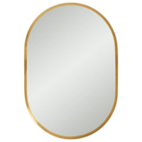 Настоящее фото товара Зеркало в раме "Аманда" gold, произведённого компанией ChiedoCover