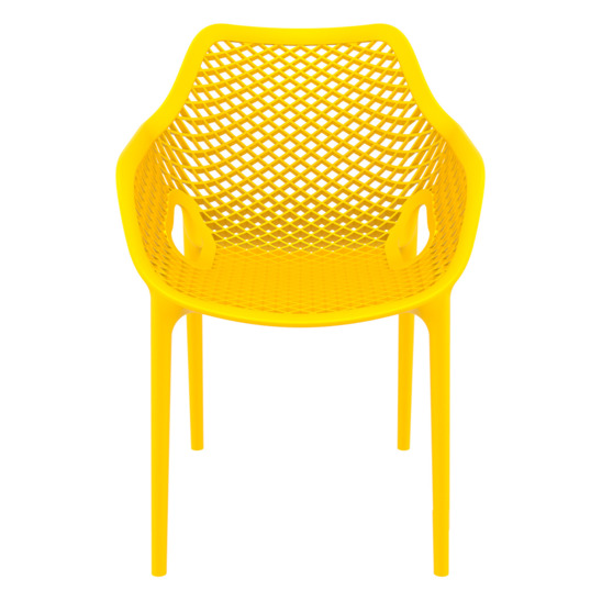 Кресло пластиковое Air XL, желтый - фото 2