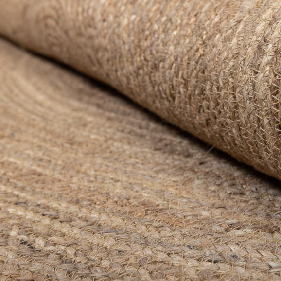 Индийский ковёр «JUTE» BEIGE(Round) - фото 3