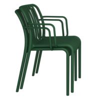 Фотография товара Стул Gorg с подлокотниками, зелёный от компании ChiedoCover.