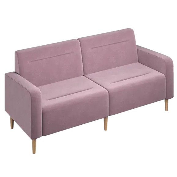 Диван Папилла, велюр, 182 см, сиреневый - фото 1