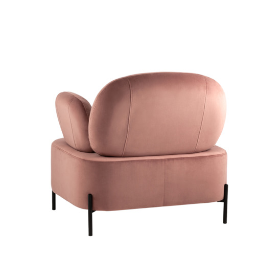 Кресло Кэнди велюр пыльно-розовый - фото 4