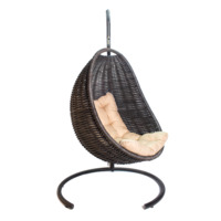 Плетеное подвесное кресло-кокон Бакстер