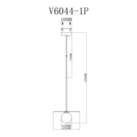Подвесной светильник V6044-1P Scrumbel