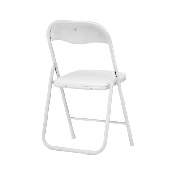 Стул на металлокаркасе Fold 1 складной white / white Стул на металлокаркасе Fold 1 складной white / white - фото 4