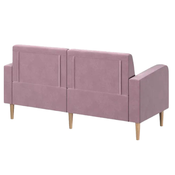 Диван Папилла, велюр, 162 см, сиреневый - фото 3