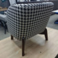 Реальное изображение товара 5 Кресло Даш, жаккард / клетка производства ChiedoCover 