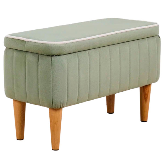 Банкетка Nootropic, с ящиком, оливковый - фото 1