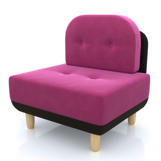 Кресло Рилто, фиолетовое - фото 3