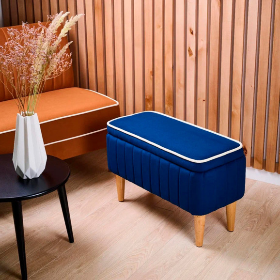 Банкетка Nootropic, с ящиком, синий - фото 3