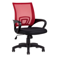 Настоящее фото товара Кресло офисное TopChairs Simple красное, произведённого компанией ChiedoCover