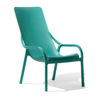 Настоящее фото товара Кресло пластиковое Net Lounge, ментоловый, произведённого компанией ChiedoCover