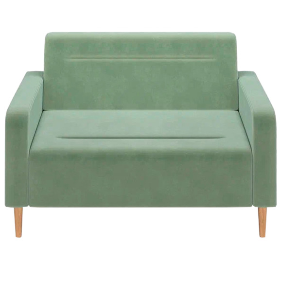 Диван Папилла, велюр, 132 см, оливковый Диван Папилла, велюр, 132 см, оливковый - фото 2